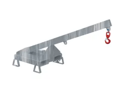 Kraanarm Vaste Arm Neiging 25° Steunpoten L 1600mm 1t Verzinkt