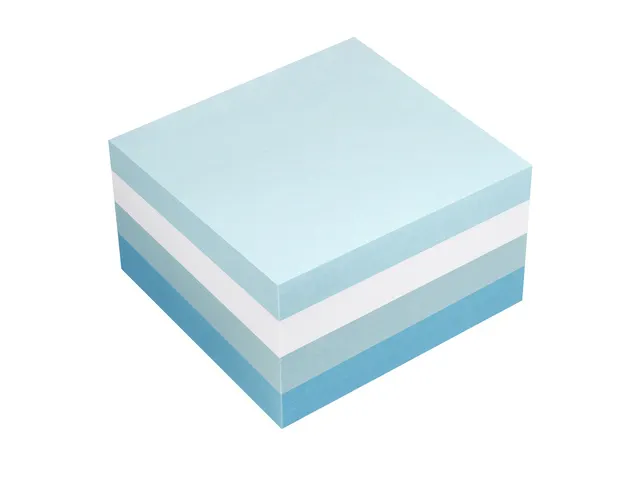 Bloc-mémos 75x75mm assorti Islande bloc de 400 feuillets