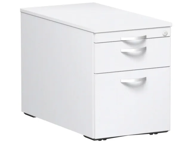 mobiel ladeblok,HxBxD 570x430x800mm,2lade(n),1hangmappenframes,wit