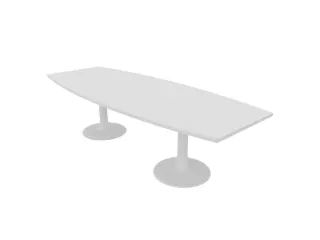 vergadertafel,HxBxD 740x2800x1100mm,vatvormig - 1