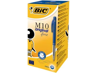 Balpen Bic M10 fijn blauw - 1