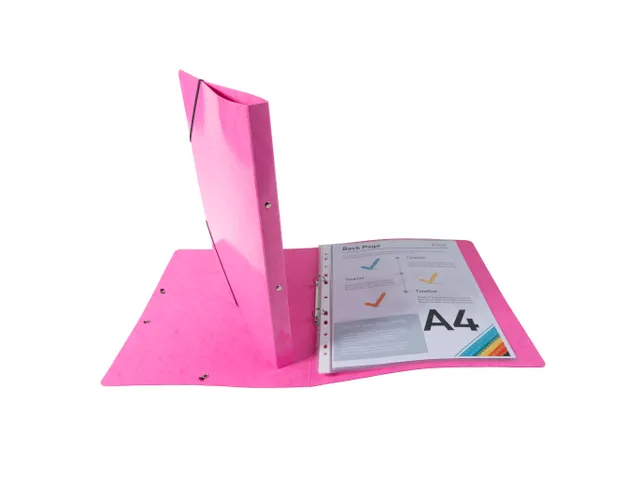 Ringmap IDERAMA A4 2R 15mm roze