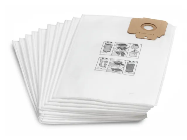 Filterzak,v. tapijtborstelzuigers,vlies,drielaags,stofklasse M