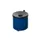 Wandasbak 2.4 liter HxØ 160x155mm Ral5010 Blauw Staal