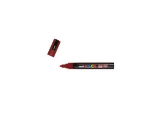 Verfstift Posca PC5M Medium Punt 1,8-2,5mm Robijnrood - 3