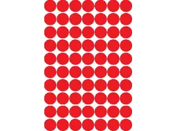 Apli Ronde Etiketten Ø19mm Rood