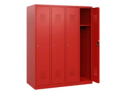 schoollocker,HxBxD 1530x1200x500mm,4vak,vak B 300mm,cil.-slot
