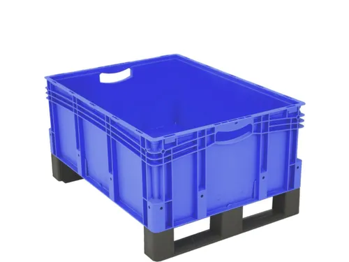 Euronorm Stapelbak Pp 320x800x600mm 127liter Dubbele Bodem Met Sleden
