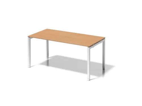 In hoogte verstelbaar bureau,HxBxD 650-850x1600x800mm,blad beuken