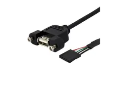 Câble USB 91cm à monter sur panneau USB A vers connecteur carte mèr
