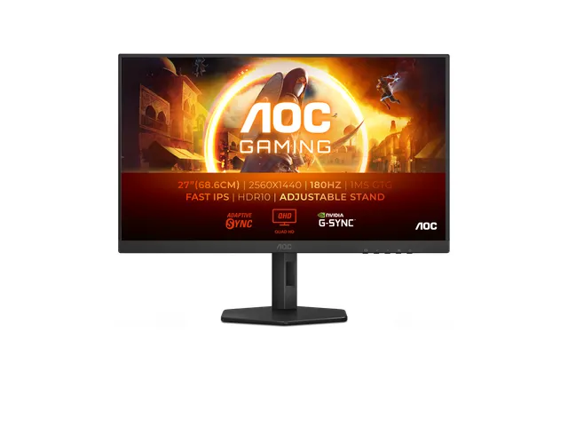 Screen size (inch) 27, Panel resolution 2560x1440, Max Refresh rate 18