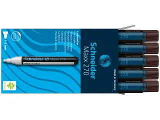 Lakmarker Schneider Maxx 270 1-3mm Bruin - 9