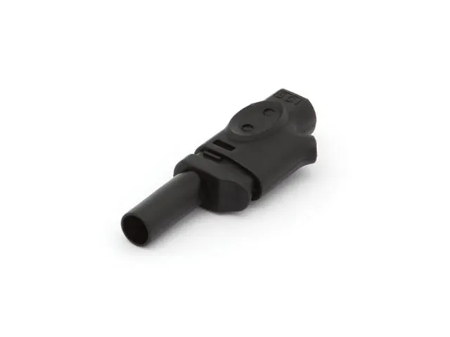 IEC1010 Banaanplug 4mm Insteekbaar - Zwart
