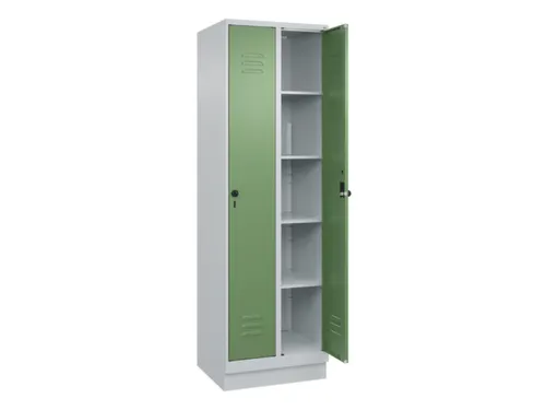 wasgoedverdeelkast,HxBxD 1950x600x500mm,vak B 300mm,draaigrendel