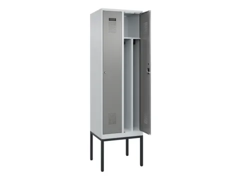 locker voor scheiding van kleding,HxBxD 2120x600x500mm,2vak