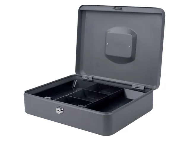 Geldkist Pavo 300x240x90mm Donkergrijs
