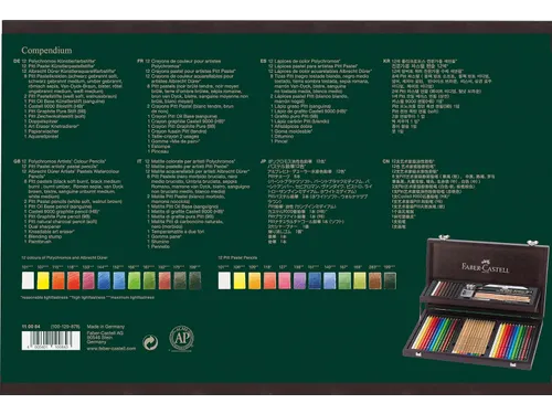 Kleurpotloden Faber-Castell Art&Graphic Compendium mahoniebox