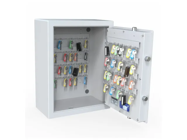 SK sleutelkluis 68 Haken Dubbelbaard Sleutelslot Grijs