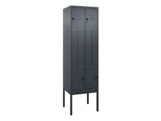 Z-garderobekast,HxBxD 2120x600x500mm,vak B 150/300mm,draaigrendel - 1