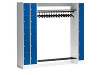 Garderobe Vakkenkastsysteem 1950x2760x480mm 15 Vakken 15 Hangers