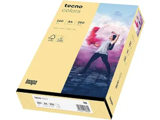 Inapa Tecno colors Gekleurd papier A4 Chamois 160 gram 250vel - 1