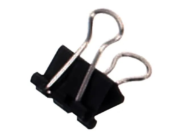 Papierklem MAUL 213 foldback 16mm capaciteit 5mm zwart