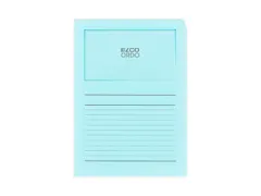 Map Elco Ordo Classico mvenst A4 120gr 220x310mm blauw 100st verp10022