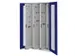 Verticale Uitschuifkast Venster 1950x1000x600mm 4legborden Ral5010