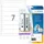 Herma 5090 Rugetiket smal 192x38mm Wit permanent klevend 175 stuks