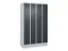 locker voor scheiding van kleding,HxBxD 1950x1200x500mm,4vak