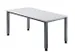 bureau à hauteur réglable,HxlxP 680-760x1600x800mm,panneau gris clai