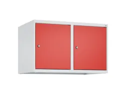 opzetkast,v. locker,2vak.,vak B 400mm,HxBxD 500x800x500mm,vleugeldeur