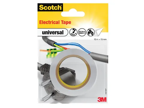 Plaktape Scotch Isolatie 15mmx10m Wit