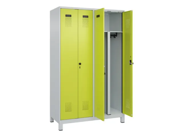 PBM-locker,HxBxD 1950x1200x500mm,4vak,vak B 300mm,draaigrendel