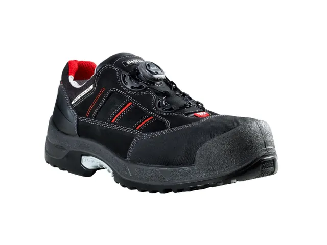 Jalas 1738 Zenit Easyroll S3 schoenen, SRC, ESD, zwart/rood, maat 42,