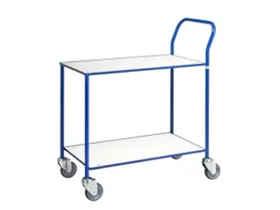 Tafelwagen,Draagverm. 150Kg,2Etage(S),Etage(S) Melaminecoating,Wit