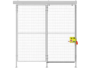 Schuifdeur Voor Veiligheidshek B 1000mm Smart Fix Safe Lock 1400 Mm - 1