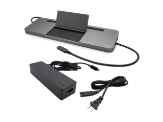 USB-C Metal Ergonomic 4K 3x Display Docking Station with Power Deliver - 2