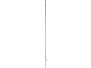 Hygiene 2973-5 telescoopsteel 162-278cm waterdoorvoer wit Ø 32mm - 1