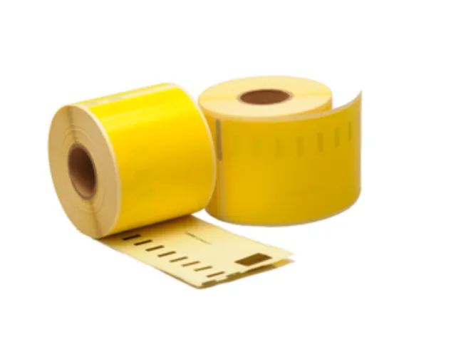 Dymo Compatible Label 99014 54x101mm Geel