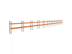 palletstelling,basis+9xaanbouw,HxBxD 3360x37100x1100mm,vakl. 3400kg