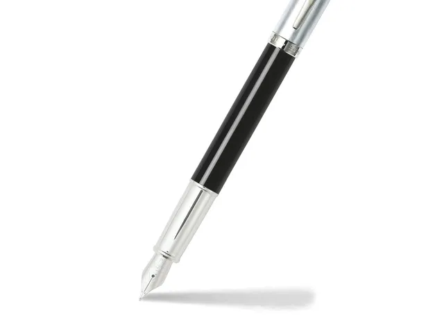 Vulpen SHEAFFER 100 E9313 M Glossy black barrelbrushed chrome capnicke