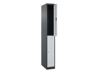 dubbeldekse locker,HxBxD 1850x250x500mm,1x2vak.,vak B 250mm - 2