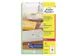 Etiquettes laser Avery 99,1x33,9mm transparent 25 feuilles