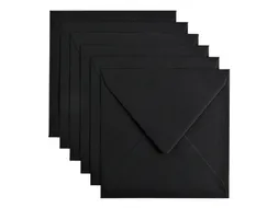 Envelop Papicolor 140x140mm Ravenzwart Gegomd