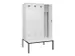 locker met bank,voor scheiding van kleding,HxBxD 2120x1200x815mm,4vak
