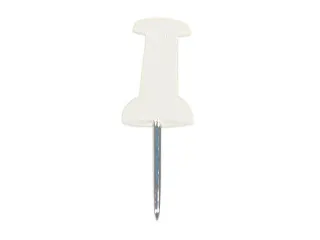 Pushpins Alco doosje a 40 stuks wit - 2