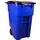 Brute-rolcontainer Met Deksel 189.3 Liter Blauw Rubbermaid