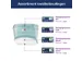 Distributeur papier d'essuyage mural Tork W4 Performance 654000 blanc/
