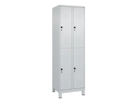 dubbeldekse locker,HxBxD 1950x600x500mm,2x2vak.,vak B 300mm